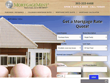 Tablet Screenshot of mortgagemint.com